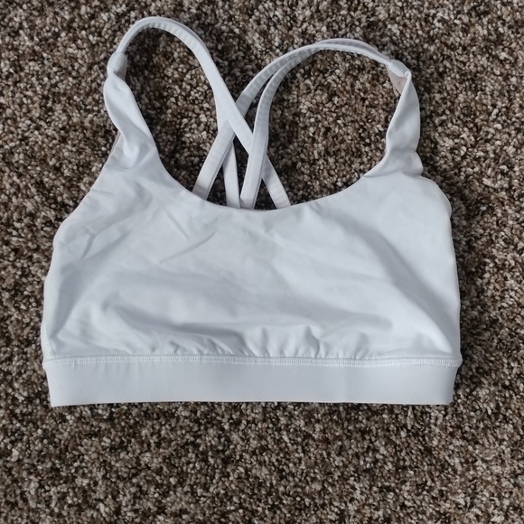 *one left*Lululemon white sports bra - Picture 2 of 5